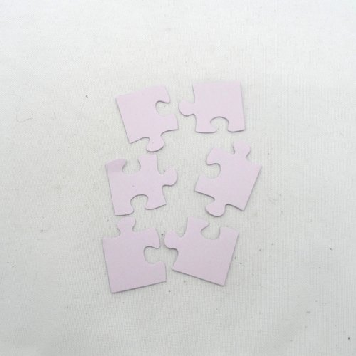 N°1229 puzzle en 6 morceaux en papier parme découpage