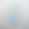 N°299 mary poppins en papier  bleu ciel découpage fin