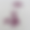 N°299 mary poppins en papier tapisserie violet à paillette   découpage fin