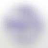 N°1355  cercle de trois marguerites   en papier violet  découpage fin