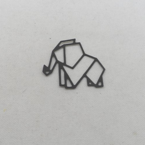 N°1398   petit éléphant forme géométrique en papier découpage
