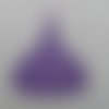 N°22  d'une belle robe en papier  violet foncé    "aux papillons"  découpage fin et gaufrage