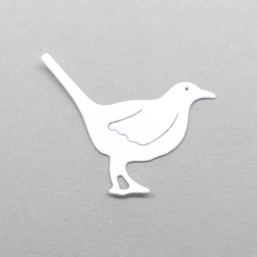 N°1402 oiseau  en papier   découpage