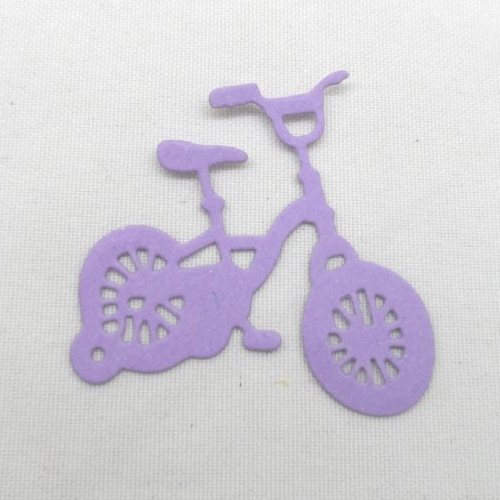 N°1424 d'un tricycle vélo enfant en papier découpage fin et gaufrage