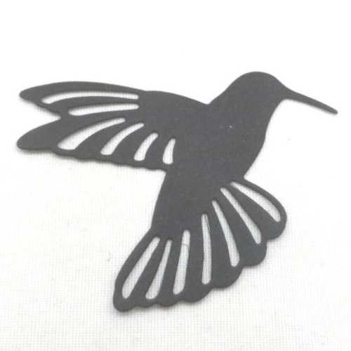 N°471 d'un joli  oiseau colibris  en papier découpage