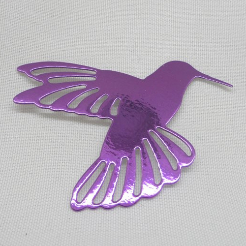 N°471 d'un joli  oiseau colibris  en papier découpage