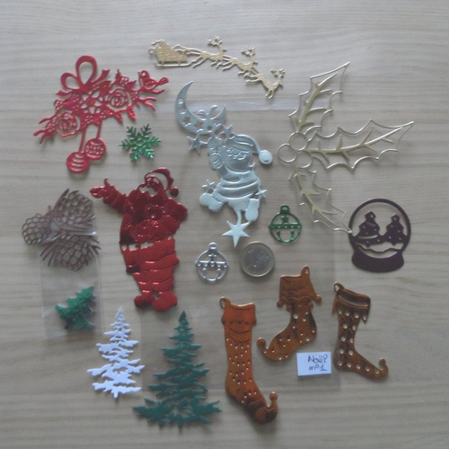 N° 2091 lot de découpes sur le thème de noël n°1