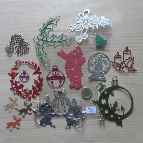 N° 2091 lot de découpes sur le thème de noël n°3