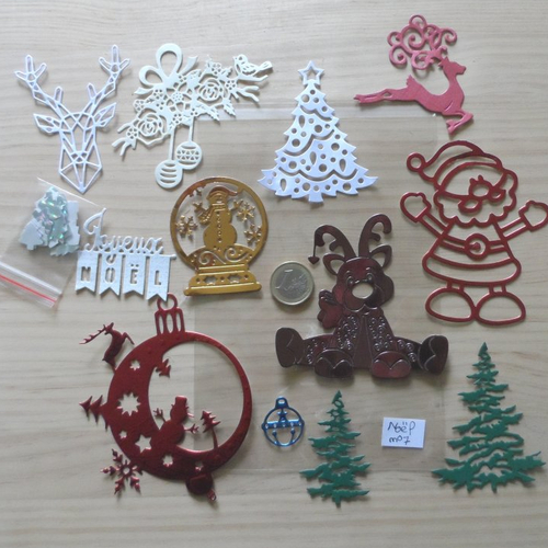 N° 2091 lot de découpes sur le thème de noël n°7