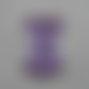 N°52 d'un corset bi-couleur en papier violet foncé et  violet clair  découpage fin