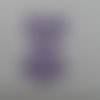 N°54 d'un corset en papier violet moyen  découpage fin
