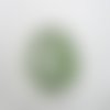 N°667 superbe globe terrestre   en papier vert "kaki"   découpage fin 