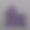 N°11 berceau avec mobile  en papier  violet + foncé découpage  fin 