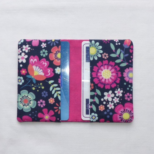 Porte-cartes pratique en tissu, étui rangement cartes