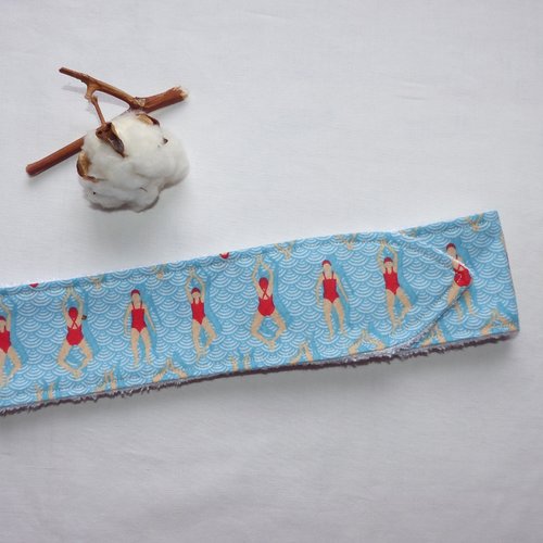 Bandeau cheveux réglable pour le soin du visage, bandeau spa