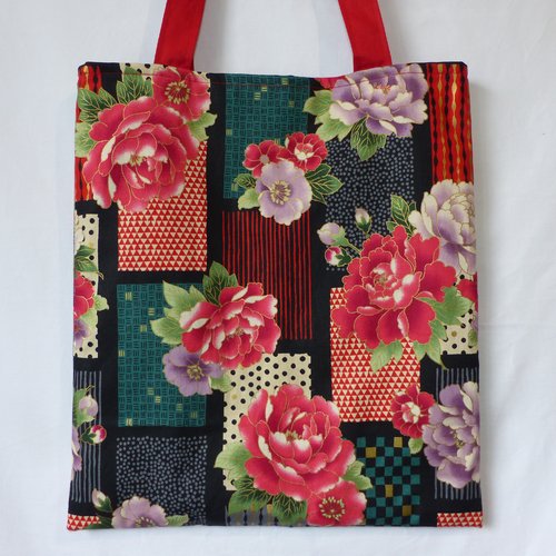 Sac en tissu japonais, tote bag en tissu importé du japon
