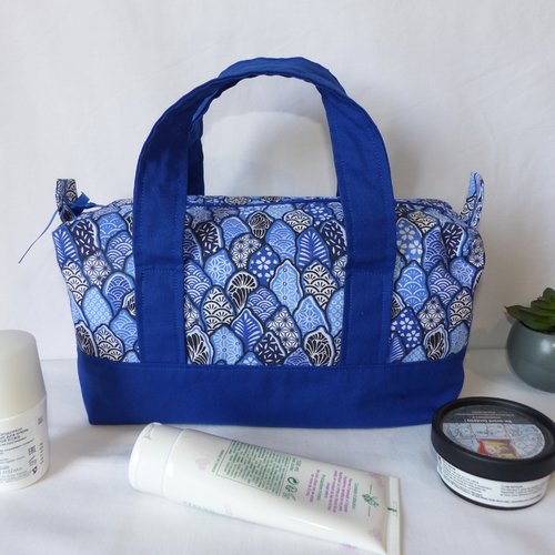 Trousse de toilette à anses, grande trousse produits de soin