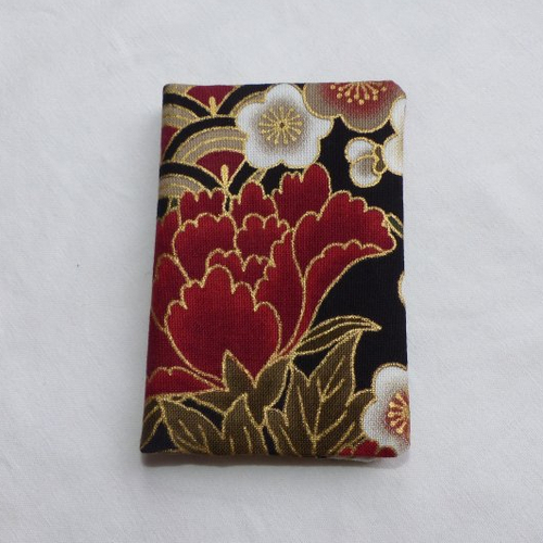 Porte-cartes 2 cartes en tissu japonais