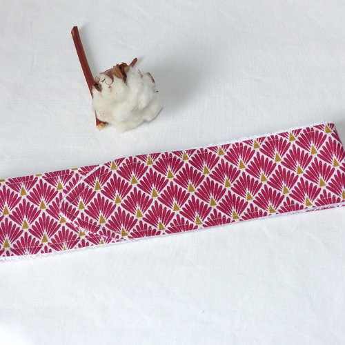 Bandeau cheveux réglable pour le soin du visage