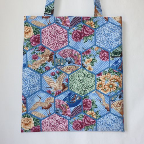 Sac en tissu japonais, cadeau femme