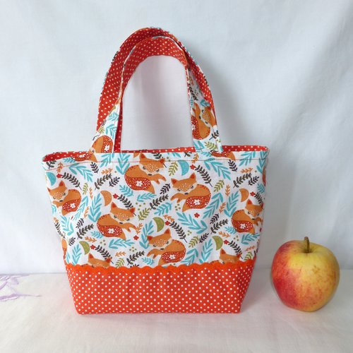 Sac enfant renard, sac à gouter