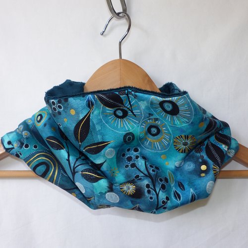 Echarpe tube un tour, snood un tour