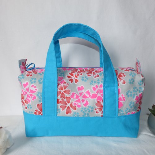 Grande trousse de toilette à anses, trousse produits de soin