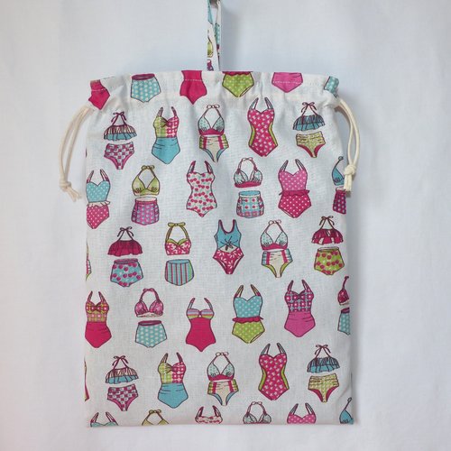 Pochette maillot de bain mouillé, sac piscine