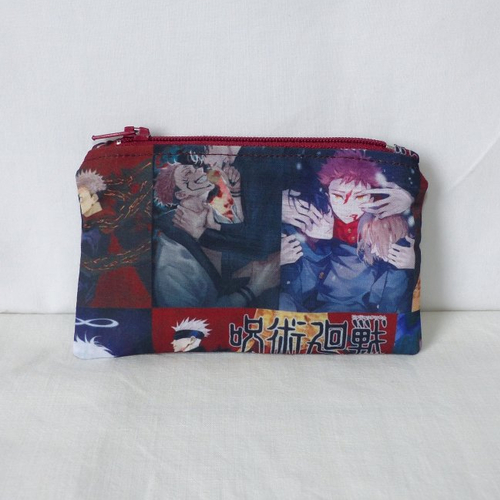 Porte-monnaie en tissu manga