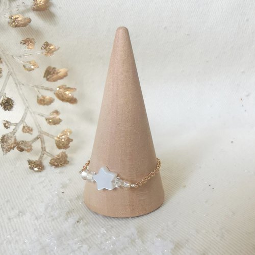 Bague chainette ~ féérie  ~  gold filled or 14k   brillesurmoi