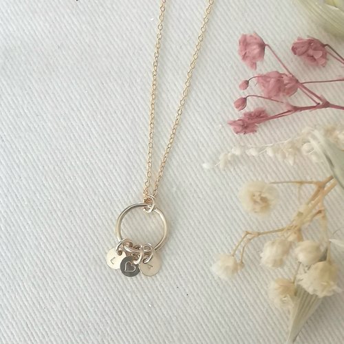 Collier~ mini-pampilles ~ personnalisable gold filled 14 kbrillesurmoi