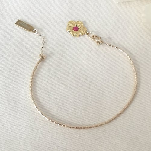 Bracelet jonc ~ floraison~