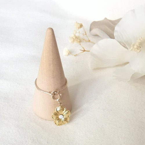 Bague pendante~ floraison~