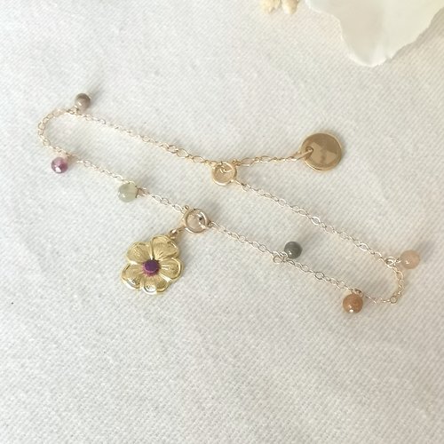 Bracelet breloque ~ floraison~
