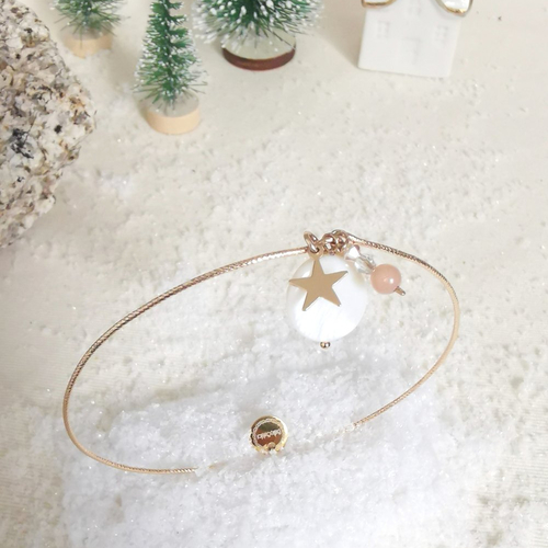 Bracelet jonc ~ celeste~