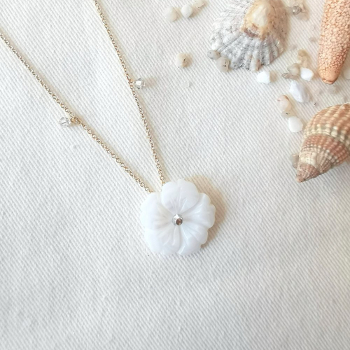 Collier~ monoï~ or 14k gold filled  brillesurmoi