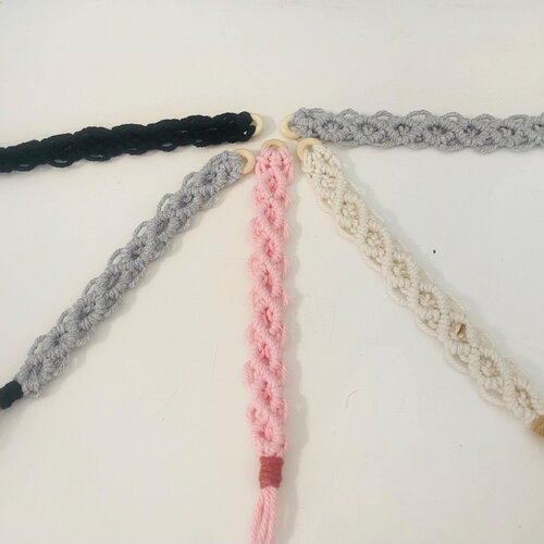 Marque page en macramé