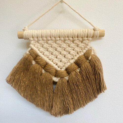 Fanion macramé dans coffret