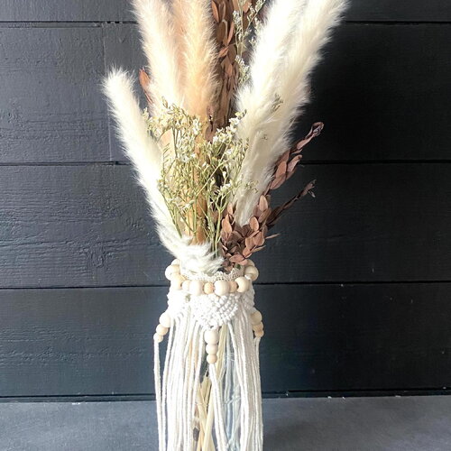 Vase macramé