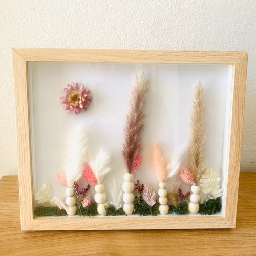 Cadre fleurs séchées