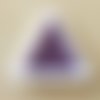 Sachet de perles de rocaille 2,3 mm  métallisée violet
