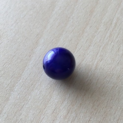 Jolie perle magique 16 mm  couleur  bleu