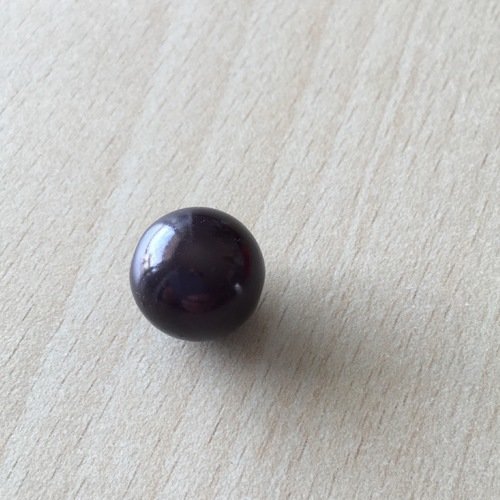 Jolie perle magique 16 mm  couleur marron noir
