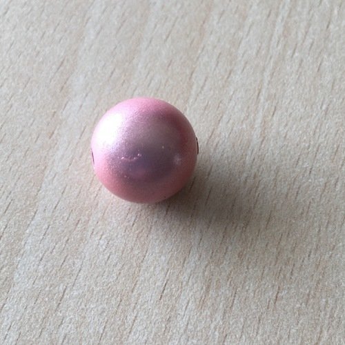 Jolie perle magique 16 mm  couleur  roseline