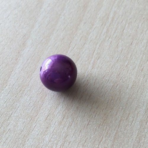Jolie perle magique 16 mm  couleur  violet