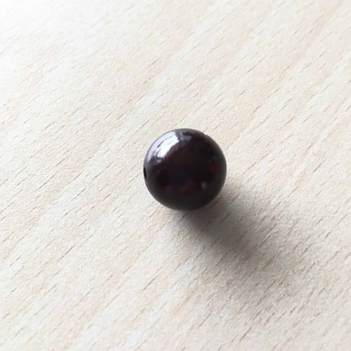 Jolie perle magique 14 mm  couleur  marron chocolat