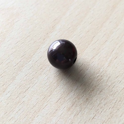 Jolie perle magique 14 mm  couleur noir marron