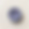 Joli petit bouton "mandala"  bleu  taille:  22 mm 