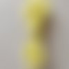 Fil queue de rat jaune citron   diamètre: 3 mm 