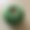Fil de coton taille 40 couleur  vert   fil métallisé argent